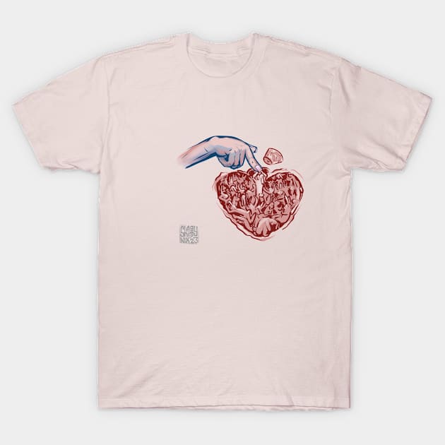 collection of heart T-Shirt by Shaggy_Nik